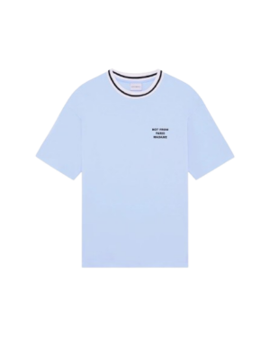 DRÔLE DE MONSIEUR Le T-shirt Slogan Sport Bleu Claire