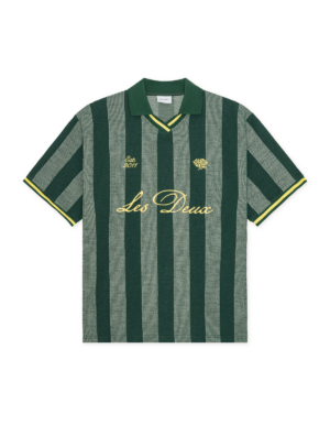 LES DEUX - Stripe Jacquard Football Jersey