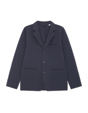 LES DEUX - Seersucker Blazer Navy