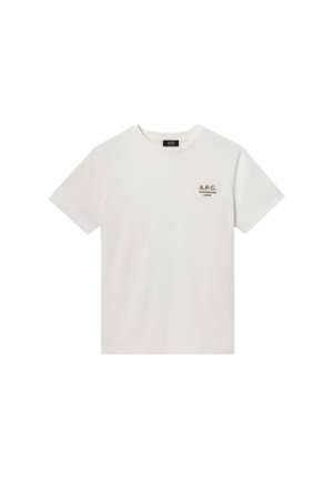 A.P.C. T-shirt Standard Rue Madame Blanc/Terracotta