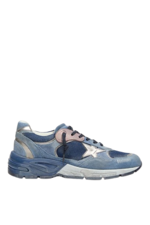GOLDEN GOOSE- Running Dad BLUE DENIM/GREY