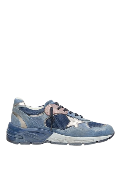 GOLDEN GOOSE- Running Dad BLUE DENIM/GREY
