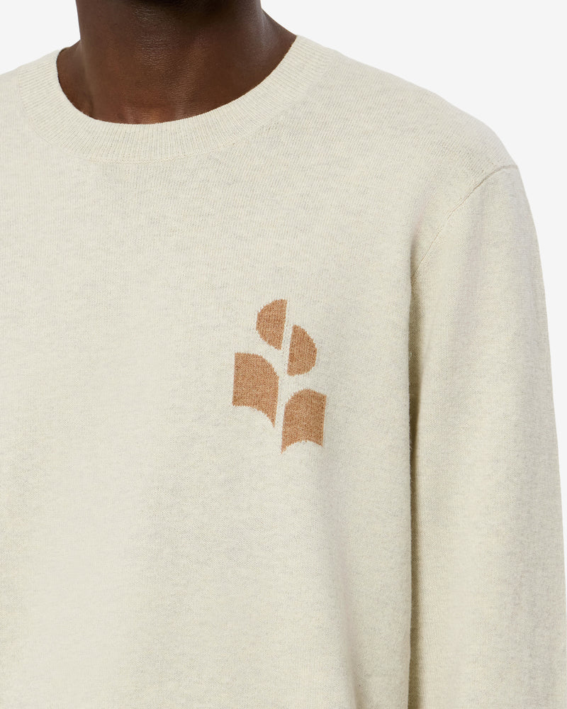 ISABEL MARANT Pull Antea Light Grey Camel – Image 3