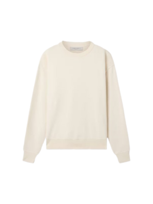 GOLDEN GOOSE - Sweat-shirt blanc vieilli
