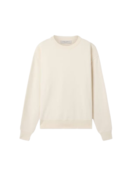 GOLDEN GOOSE - Sweat-shirt blanc vieilli