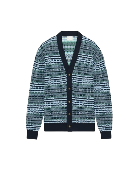 DRÔLE DE MONSIEUR-Le Cardigan Maille Coogi