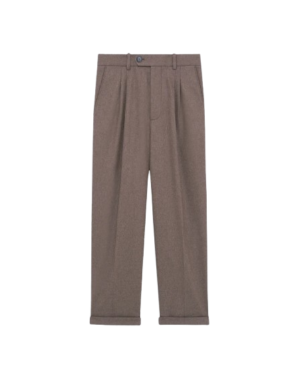 DRÔLE DE MONSIEUR Le Pantalon Cropped Pleated