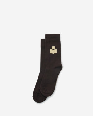 ISABEL MARANT Chaussettes Siloki Chocolat
