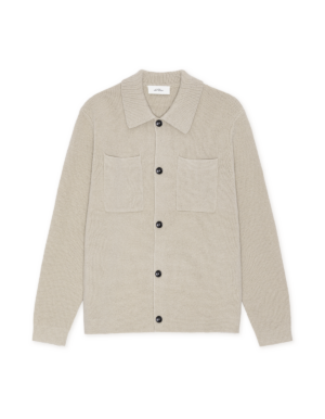 LES DEUX - Milano Knit Overshirt Light Sand