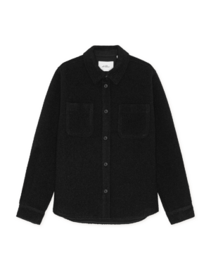 LES DEUX - Bouclé Overshirt Black