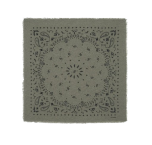 KUJTEN Grand Bandana Hachiko kaki chiné