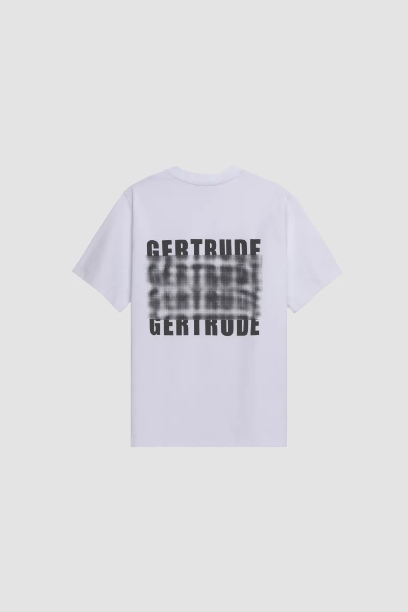 T-shirt DARRYLDOTS print contrasté dos Blanc