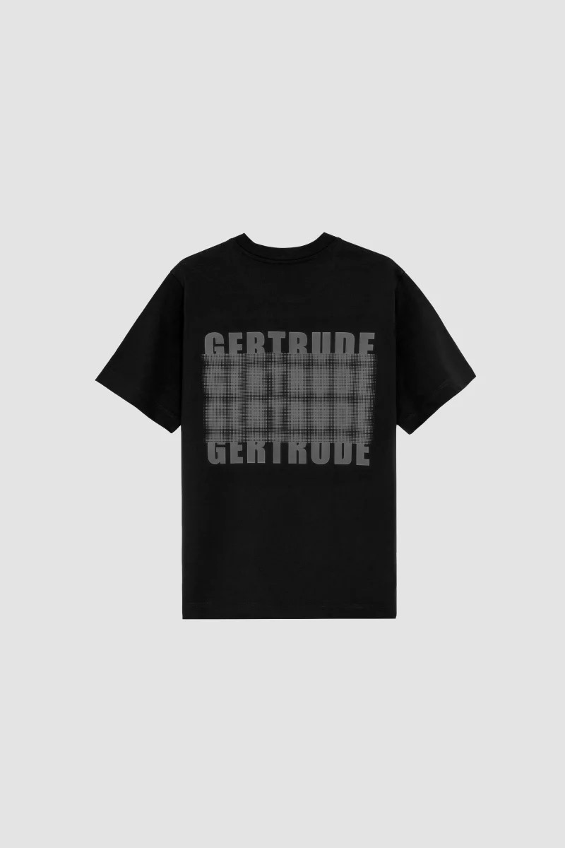 T-shirt DARRYLDOTS print contrasté dos Black