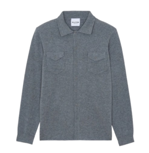 KUJTEN Chemise Julius gris flanelle
